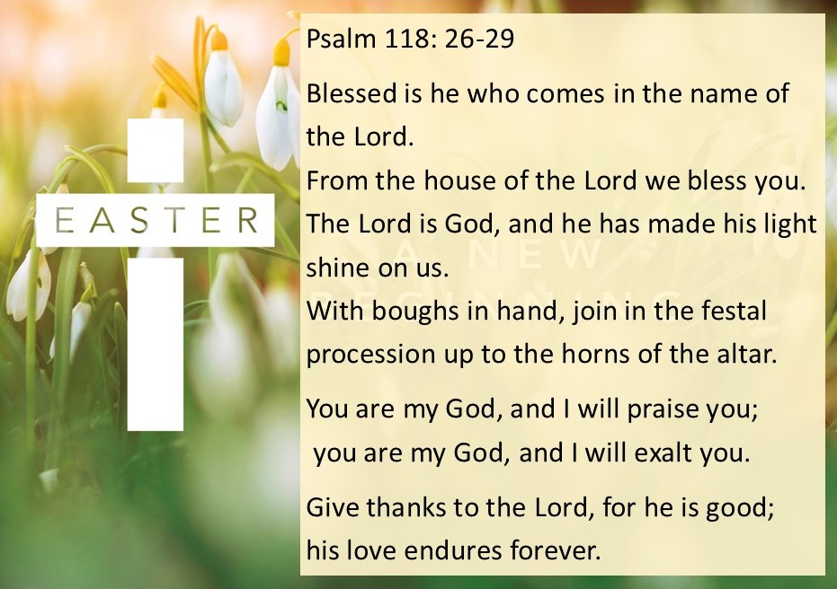 Psalm 118 - 26-29